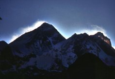 il tetto del mondo: la vetta del monte Everest, 8850 metri