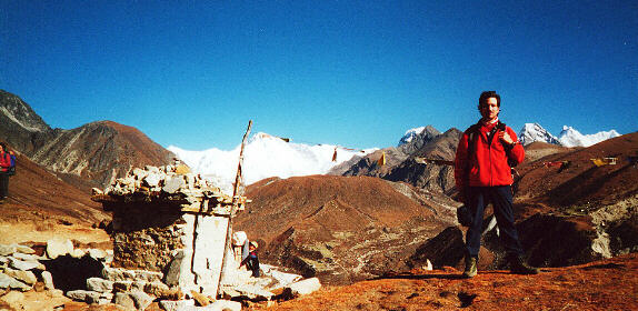 avvicinandosi al Cho Oyu